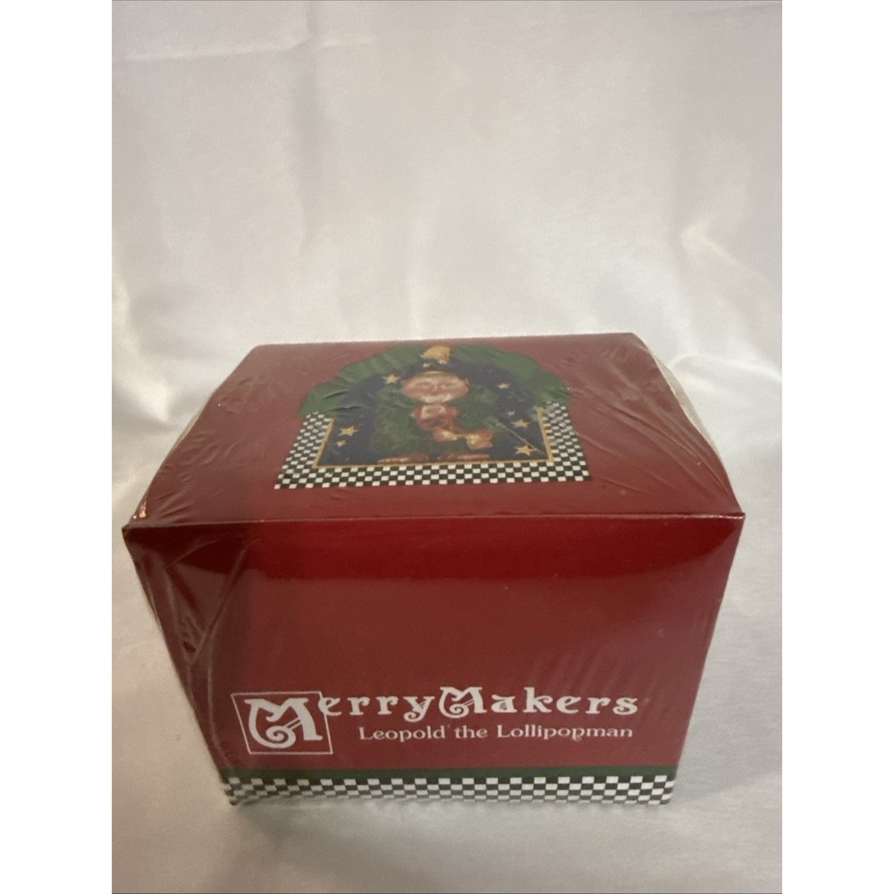 Vintage Dept 56 Merry Makers Leopold the Lollipopman Figurine Sealed